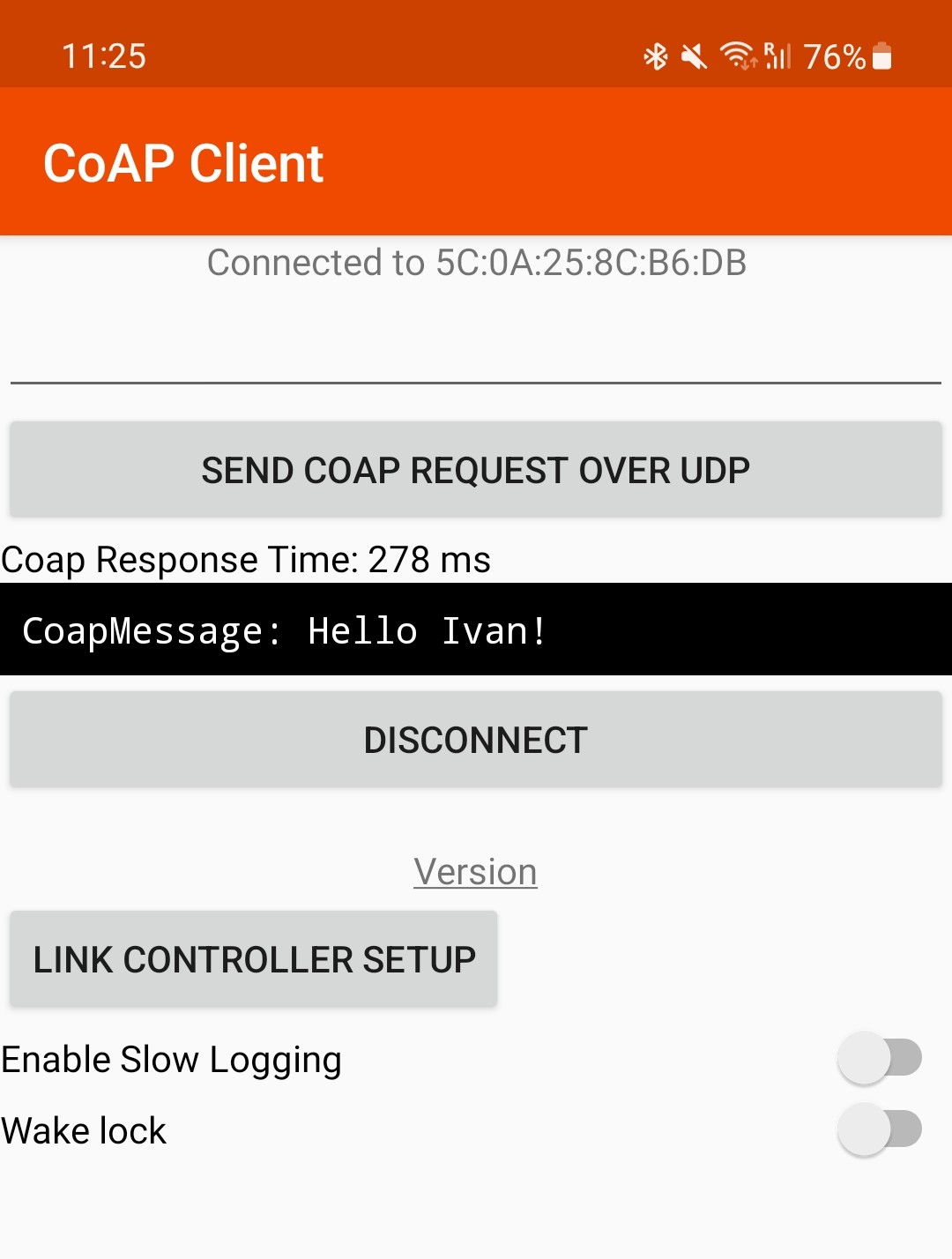 The modified Golden Gate App